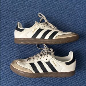 Adidas Kids Samba OG size 1, white/navy